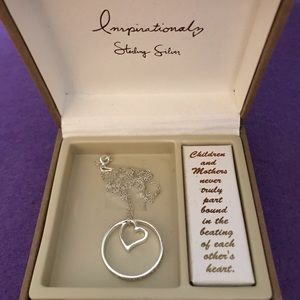 Straight From The Heart Sterling Silver Necklace